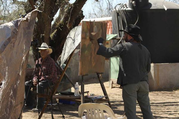 Scott Tallman Powers painting man